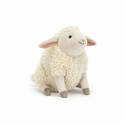 Jellycat Burly Boo Sheep Farmyard USA | 02365ABMU